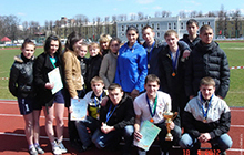 18 апреля спортсмены политеха участвовали на областных соревнованиях по легкой атлетике