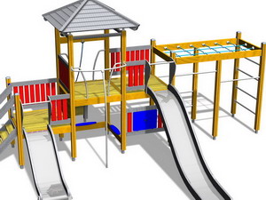 В Гусеве установят девять детских площадок