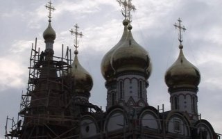 Строительство нового храма в Гусеве близится к завершению