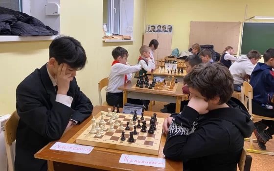 В Гусеве прошёл муниципальный этап Всероссийских соревнований по шахматам «Белая ладья»