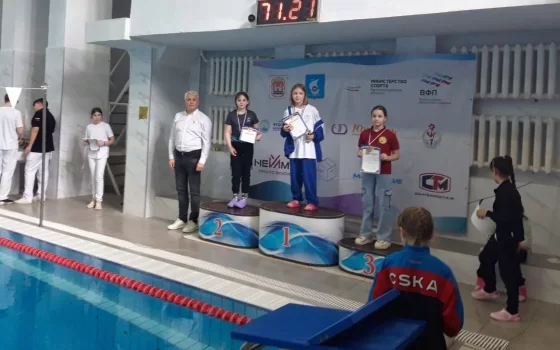 Гусевские пловцы взяли три призовых места на кубке Федерации в Калининграде