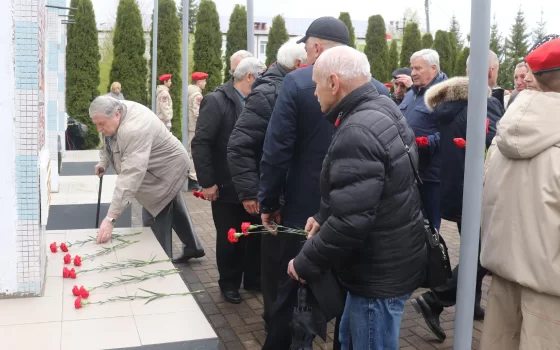 В Гусевском округе вспоминают ликвидаторов аварии на Чернобыльской АЭС